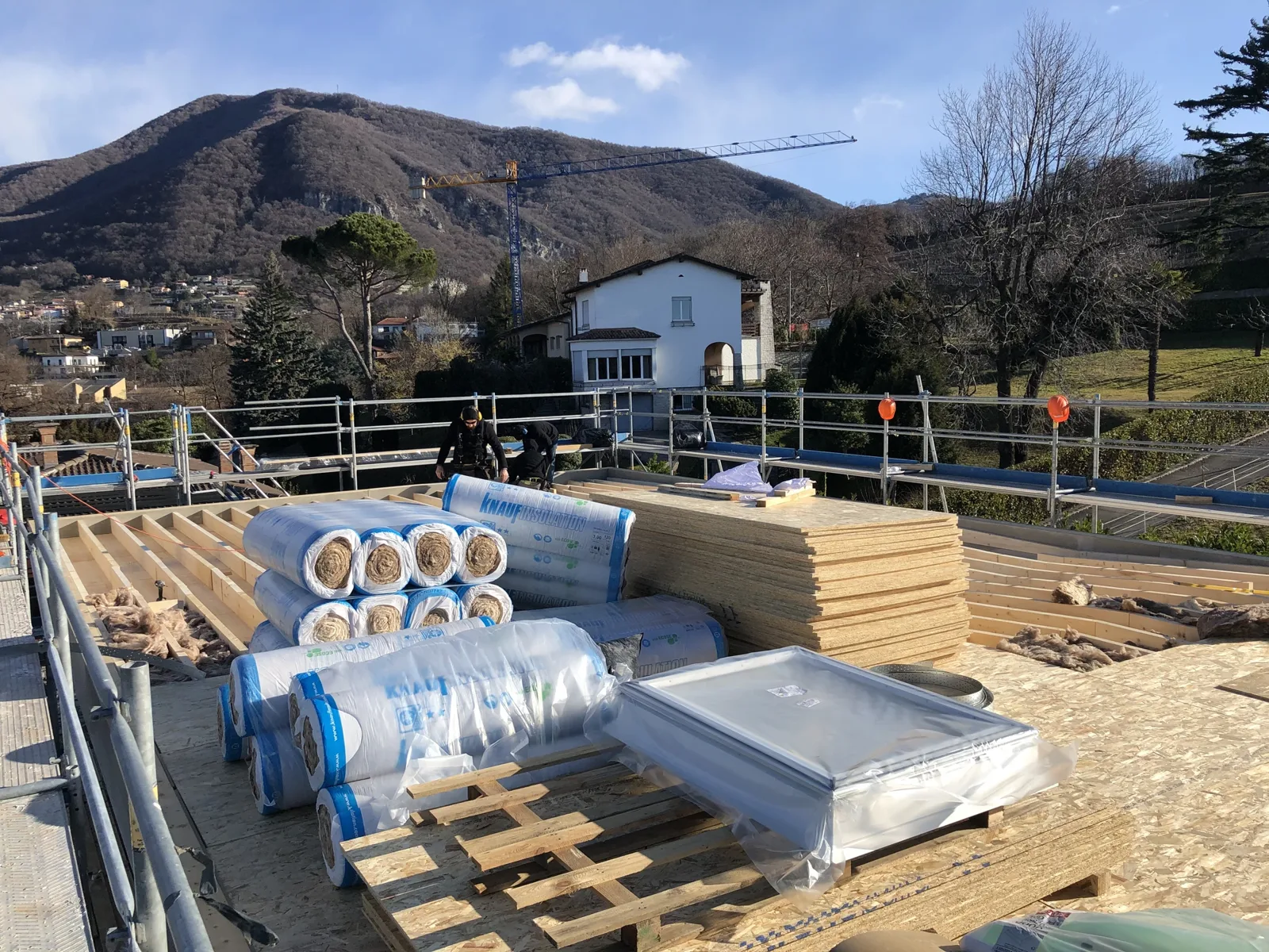 Isolamento e pannelli per la copertura