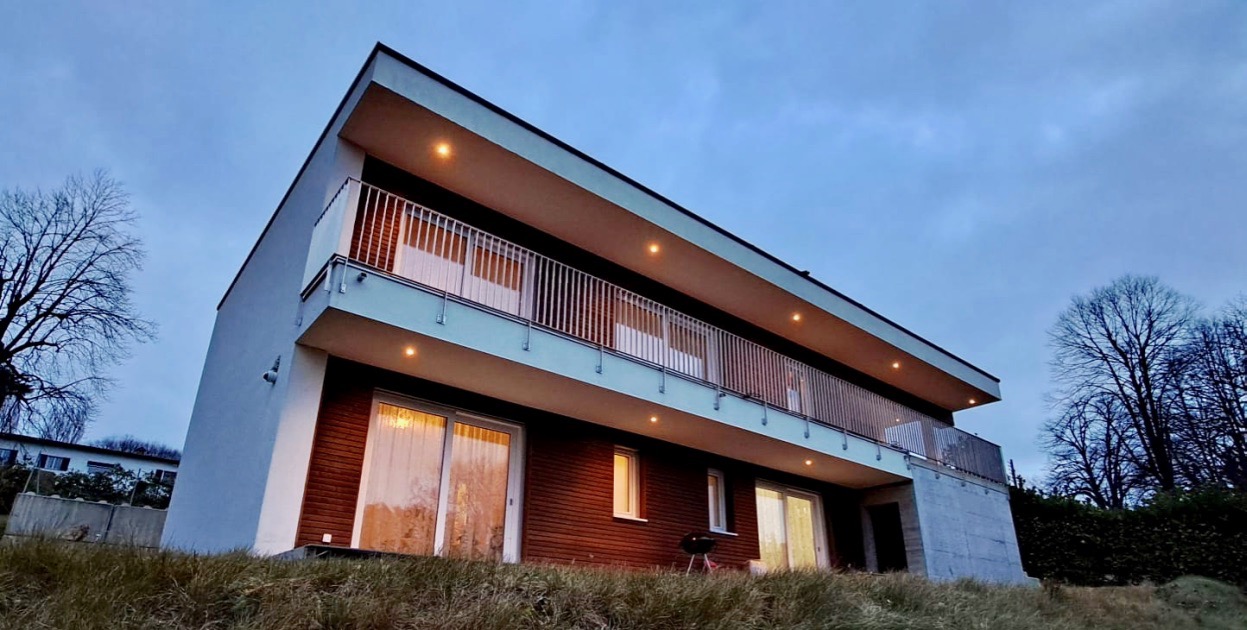 Casa in legno realizzata