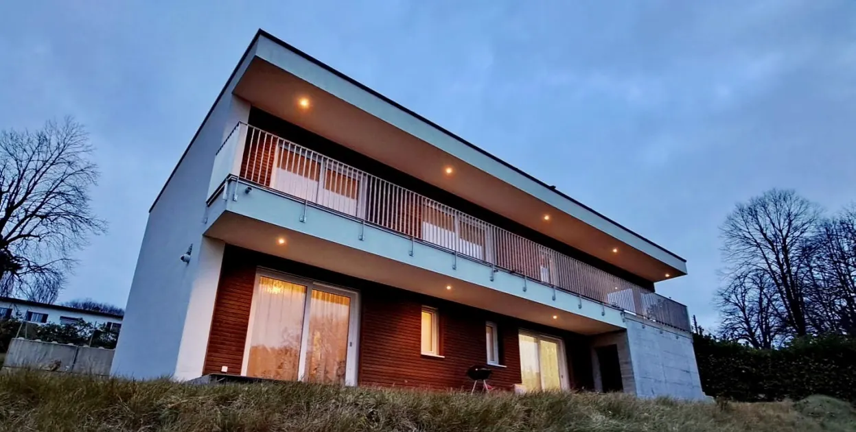Casa in legno realizzata